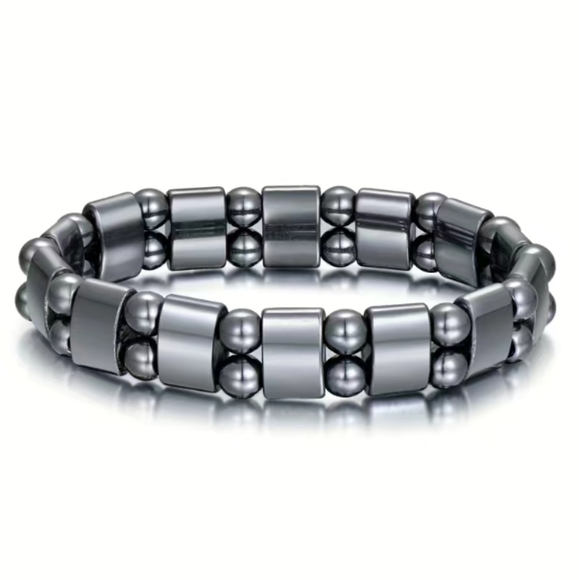 NEW Hematite Magnetic Bracelet - Picture 3 of 4